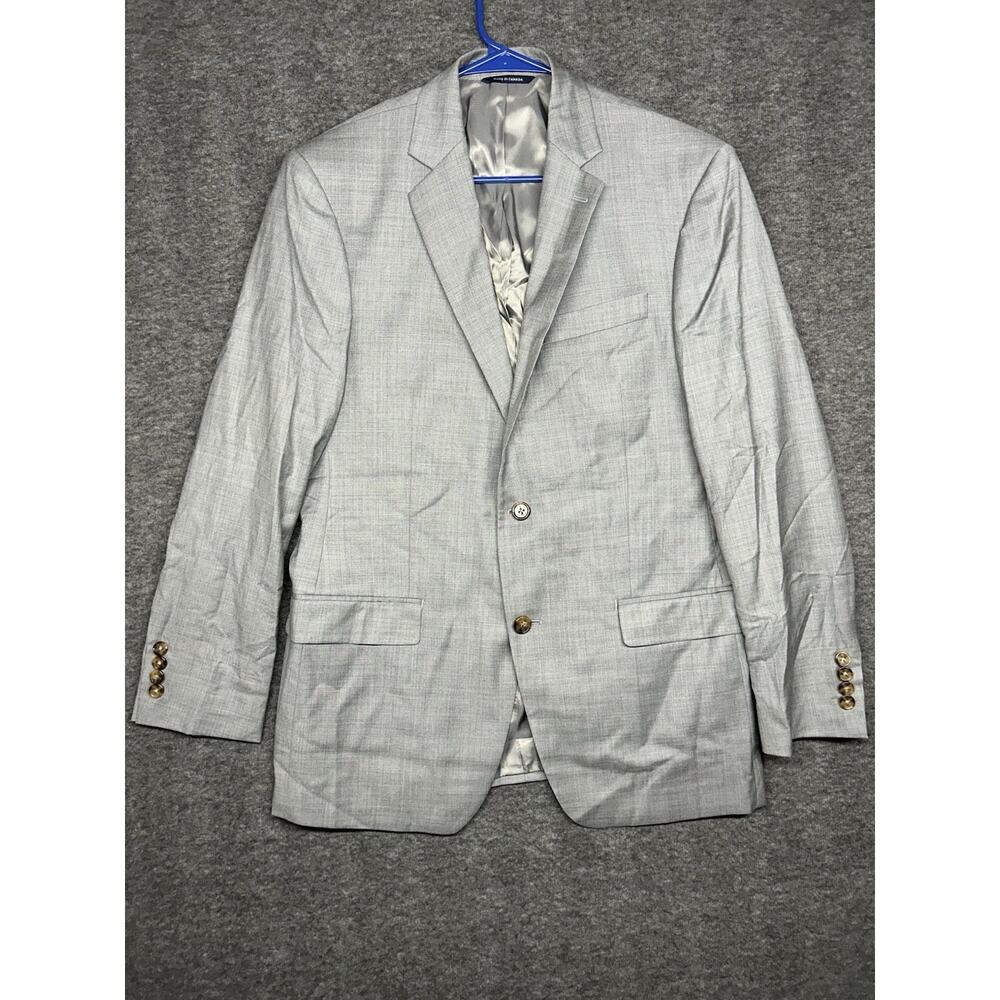 Ralph Lauren Blazer Mens 40R Gray Slim Fit Wool Black Label Sport Coat REAL NICE